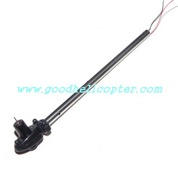 dfd-f101-f101a-f101b helicopter parts tail big boom + tail motor + tail motor deck - Click Image to Close